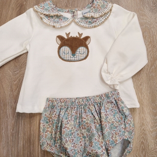 Conjunto ciervo niña - Imagen 1